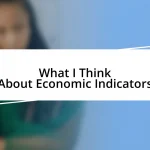 What I Think About Economic Indicators